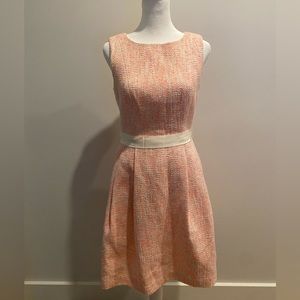 Trina Turk Pink Tweed Bow Dress